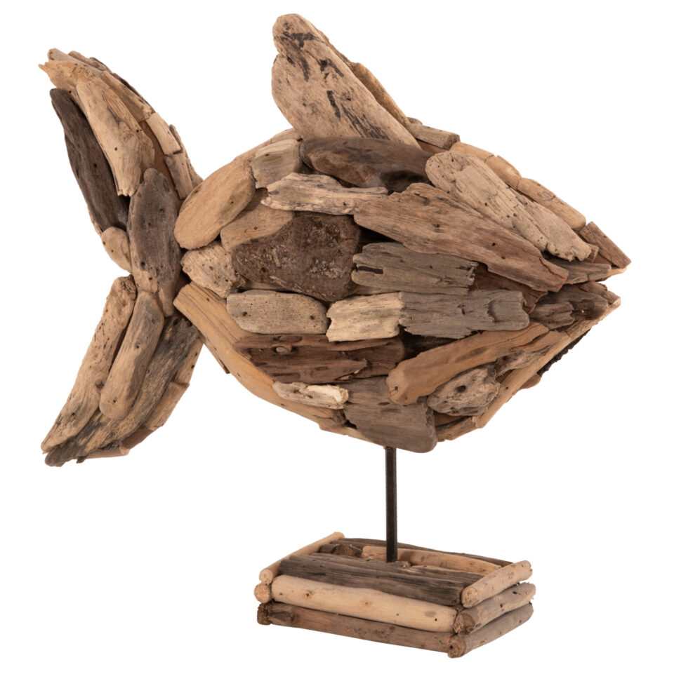 ΕΠΙΤΡΑΠΕΖΙΟ ΔΙΑΚΟΣΜΗΤΙΚΟ ΨΑΡΙ DRIFTWOOD ΣΕ ΦΥΣΙΚΟ 40x12x40Υ εκ.
