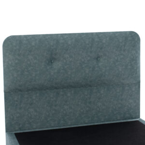FB9648.27 ΚΡΕΒΑΤΙ, LIGHT GREEN NUBUCK-type fabric, 120x200 εκ.