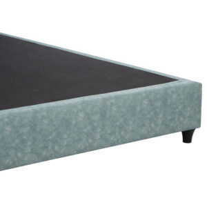 FB9648.27 ΚΡΕΒΑΤΙ, LIGHT GREEN NUBUCK-type fabric, 120x200 εκ.