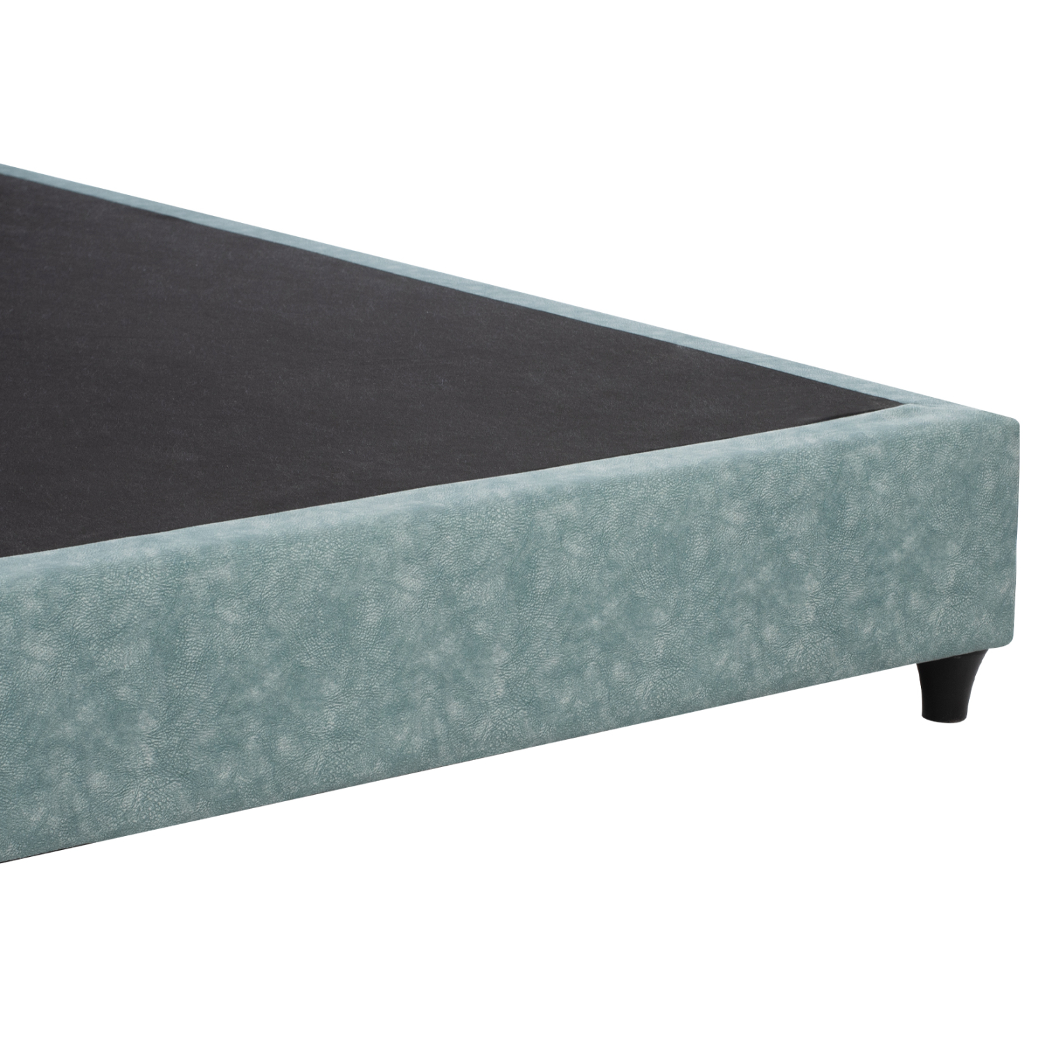 FB9648.27 ΚΡΕΒΑΤΙ, LIGHT GREEN NUBUCK-type fabric, 120x200 εκ.