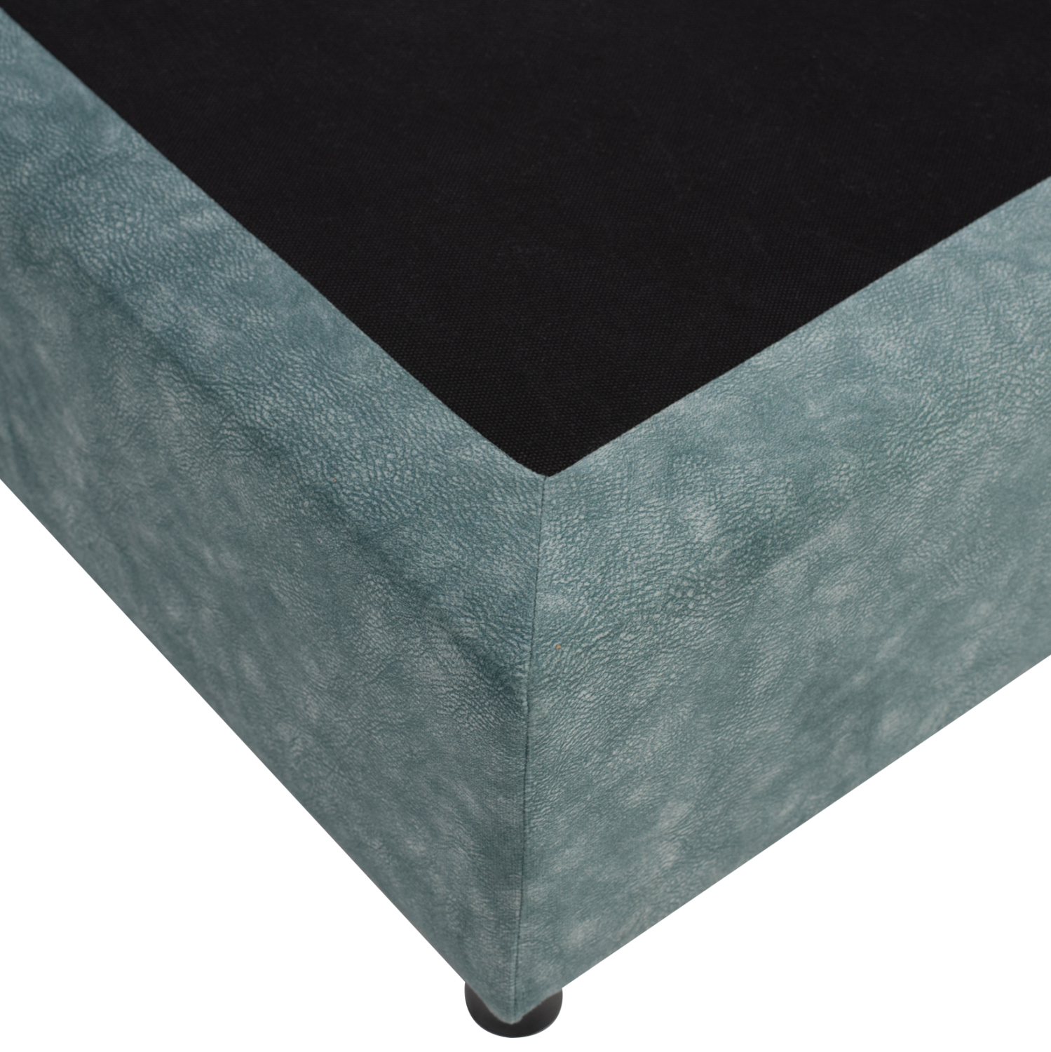 FB9648.27 ΚΡΕΒΑΤΙ, LIGHT GREEN NUBUCK-type fabric, 120x200 εκ.