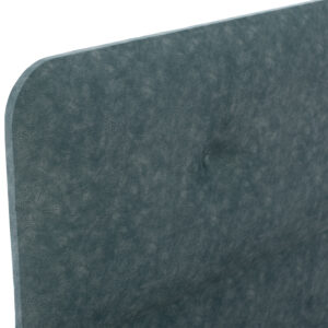 FB9648.27 ΚΡΕΒΑΤΙ, LIGHT GREEN NUBUCK-type fabric, 120x200 εκ.
