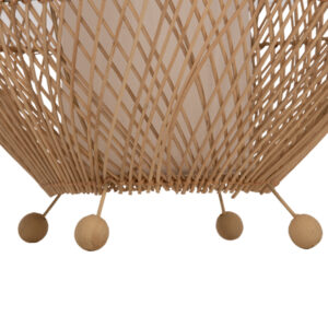 ΦΩΤΙΣΤΙΚΟ ΔΑΠΕΔΟΥ RATTAN ΣΕ ΦΥΣΙΚΟ ΧΡΩΜΑ Φ55x101Υεκ.