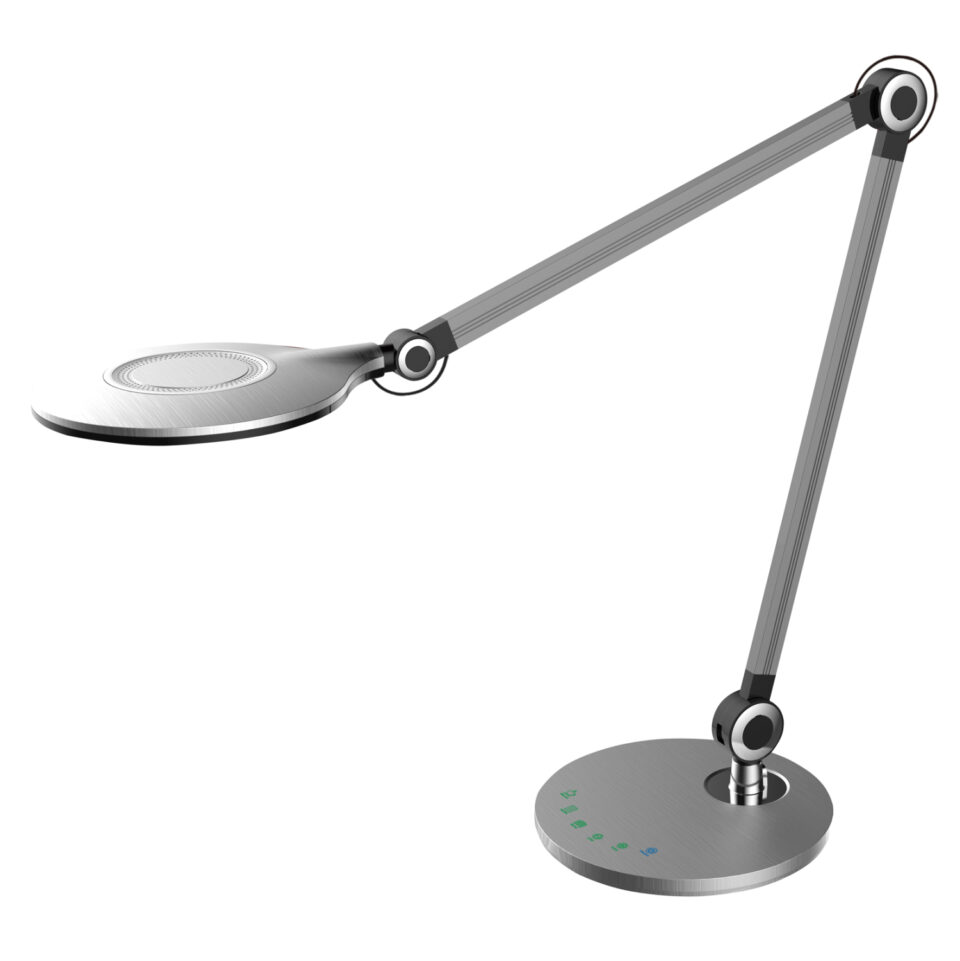 ΦΩΤΙΣΤΙΚΟ ΓΡΑΦΕΙΟΥ LED ΓΚΡΙ-ΑΣΗΜΙ ΧΡΩΜΑ ABS 55,7x49,7Υεκ.