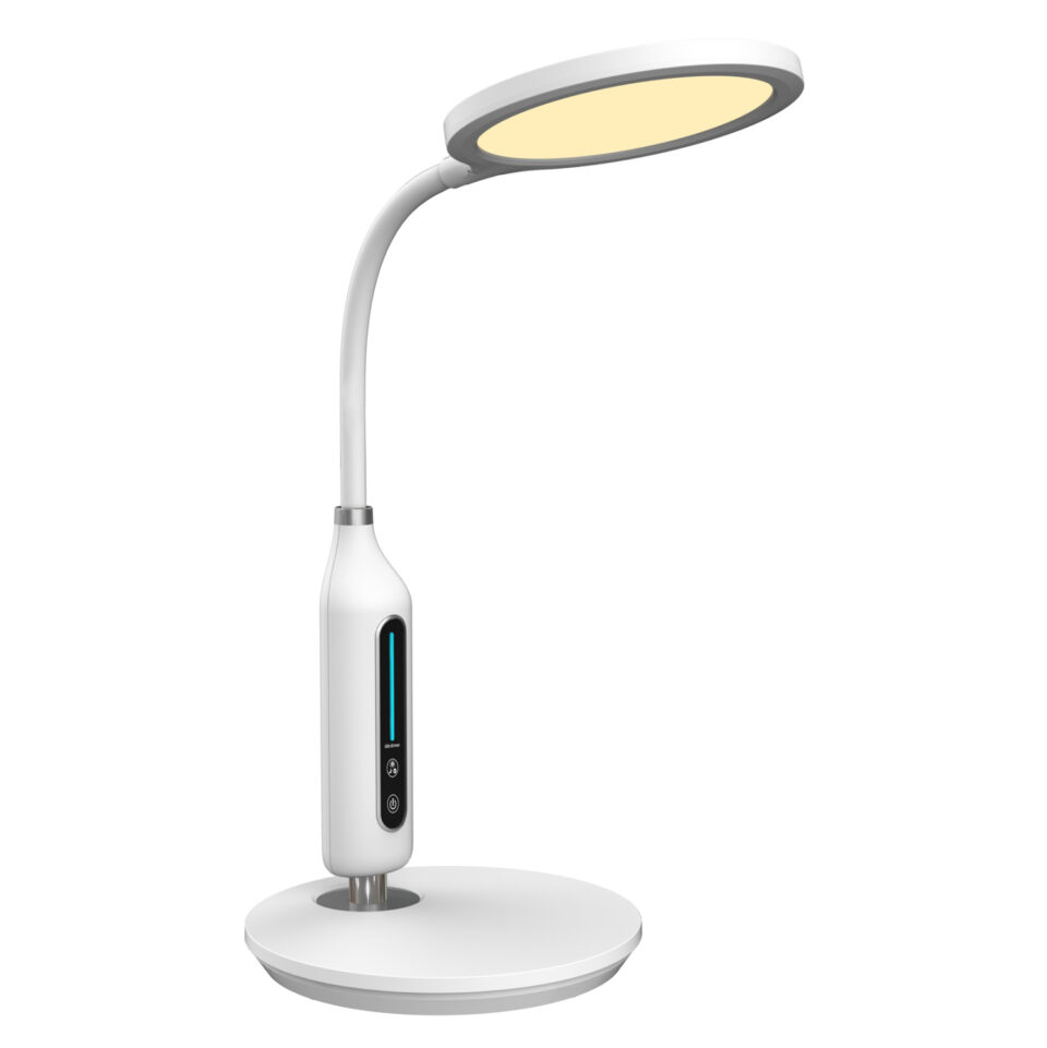 ΦΩΤΙΣΤΙΚΟ ΓΡΑΦΕΙΟΥ LED ΛΕΥΚΟ ABS & ΣΙΛΙΚΟΝΗ Φ18,5x40,7Yεκ.