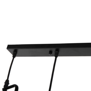 ΦΩΤΙΣΤΙΚΟ ΟΡΟΦΗΣ 4-ΦΩΤΟ ΜΑΥΡΑ ΜΕΤΑΛΛΙΚΑ ΣΧΗΜΑΤΑ 70x38x106Υ εκ.