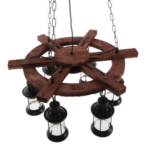 ΦΩΤΙΣΤΙΚΟ ΟΡΟΦΗΣ 6-ΦΩΤΟ ΞΥΛΟ-ΜΕΤΑΛΛΟ-ΓΥΑΛΙ 119Υεκ.