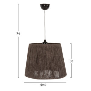 ΦΩΤΙΣΤΙΚΟ ΟΡΟΦΗΣ ΕΣΩΤΕΡΙΚΟΥ ΧΩΡΟΥ ΜΕ ΚΑΦΕ ΚΑΠΕΛΟ Φ30-40x77Yεκ.