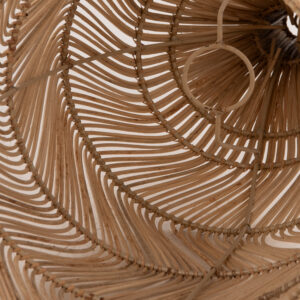 ΦΩΤΙΣΤΙΚΟ ΟΡΟΦΗΣ ΚΡΕΜΑΣΤΟ ΑΠΟ RATTAN ΣΕ ΦΥΣΙΚΟ ΧΡΩΜΑ Φ28x163,5Yεκ.