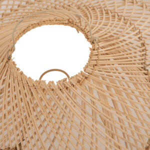 ΦΩΤΙΣΤΙΚΟ ΟΡΟΦΗΣ ΚΡΕΜΑΣΤΟ RATTAN ΣΕ ΦΥΣΙΚΟ ΧΡΩΜΑ Φ80x126Υ εκ.