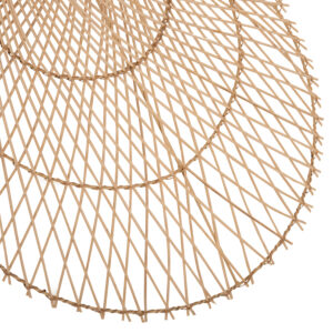 ΦΩΤΙΣΤΙΚΟ ΟΡΟΦΗΣ ΚΡΕΜΑΣΤΟ RATTAN ΣΕ ΦΥΣΙΚΟ ΧΡΩΜΑ Φ80x126Υ εκ.