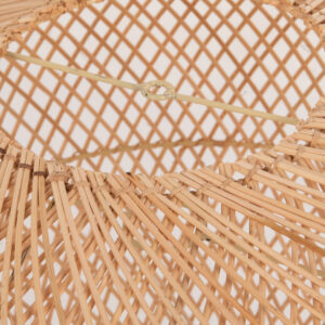 ΦΩΤΙΣΤΙΚΟ ΟΡΟΦΗΣ ΚΡΕΜΑΣΤΟ RATTAN ΣΕ ΦΥΣΙΚΟ ΧΡΩΜΑ Φ49x157Υεκ.