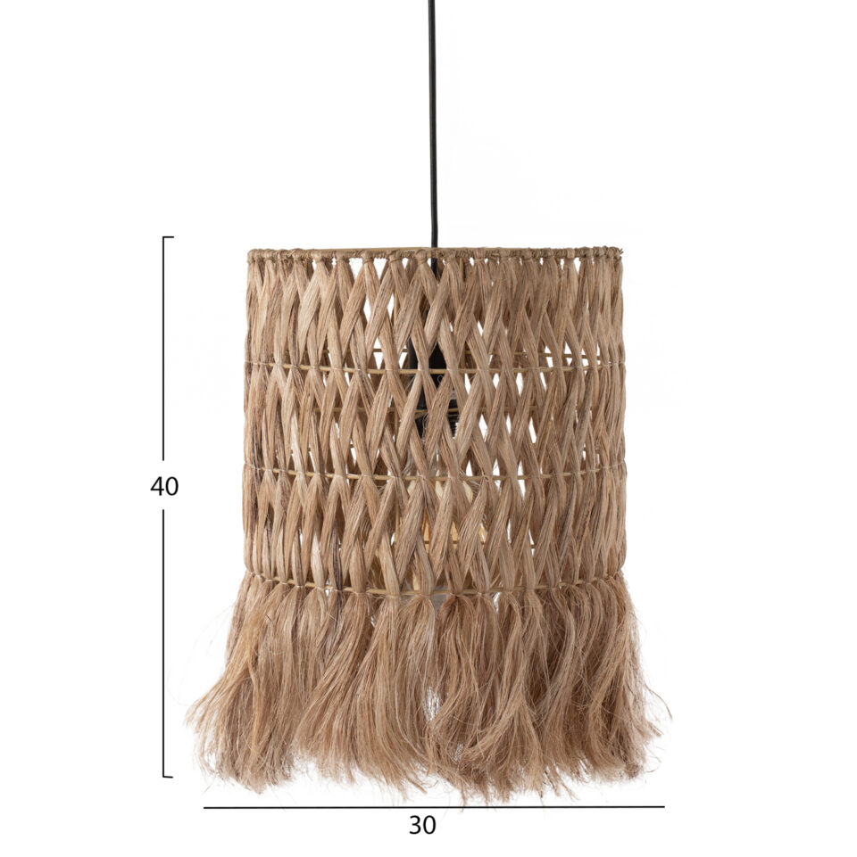 ΦΩΤΙΣΤΙΚΟ ΟΡΟΦΗΣ ME ΚΥΛΙΝΔΡΙΚΟ ΚΑΠΕΛΟ ΑΠΟ ΙΝΕΣ ΑΜΠΑΚΑ ΣΕ ΦΥΣΙΚΟ 30X30X40Υεκ.FB97781