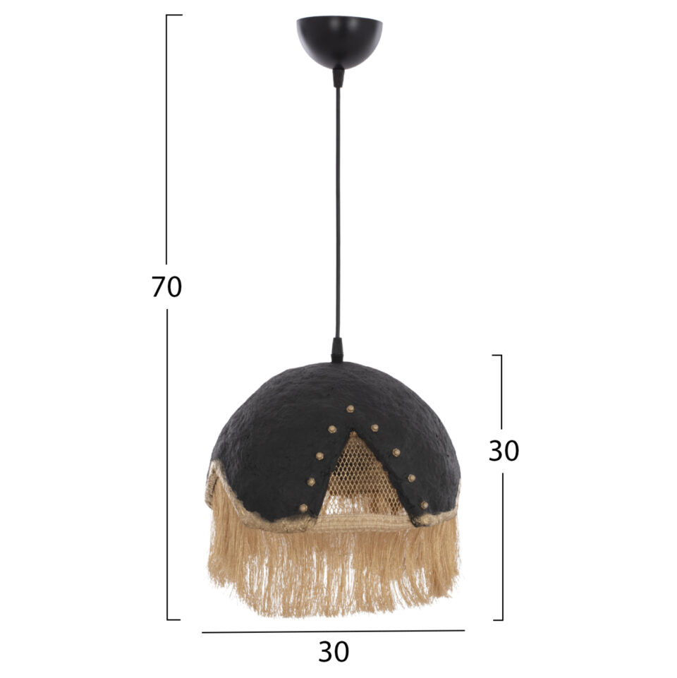 ΦΩΤΙΣΤΙΚΟ ΟΡΟΦΗΣ ΜΕΤΑΛΛΟ ΜΕ ΚΡΟΣΙΑ Φ30x70Yεκ.FB97693.01