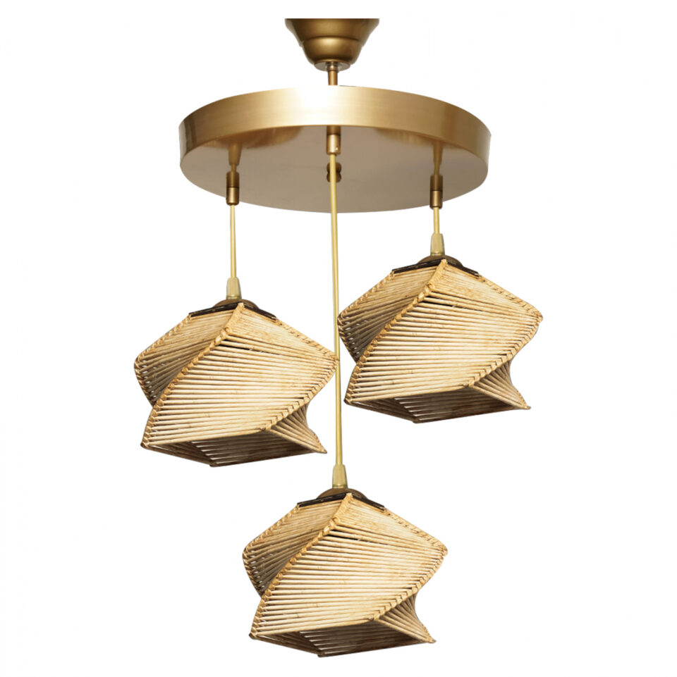 ΦΩΤΙΣΤΙΚΟ ΟΡΟΦΗΣ ΕΣΩΤΕΡΙΚΟΥ ΧΩΡΟΥ ΣΕ ΦΥΣΙΚΟ ΧΡΩΜΑ  35x35x85 εκ.