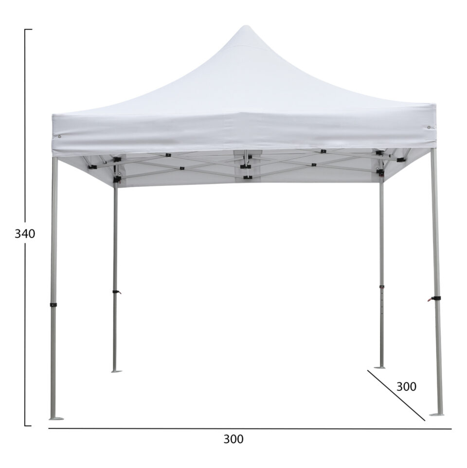 GAZEBO ΕΠΑΓΓΕΛΜΑΤΙΚΟ ΒΑΡΕΩΣ ΤΥΠΟΥ CRESSEN ΠΤΥΣΣΟΜΕΝΟ ΑΛΟΥΜΙΝΙΟΥ 3x3x3,4Y