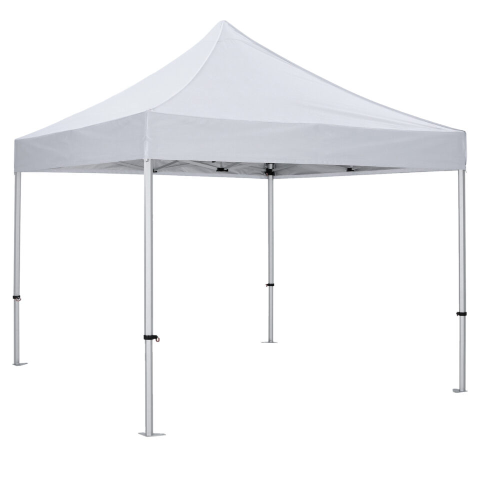 GAZEBO ΠΤΥΣΣΟΜ.-ΕΠΑΓΓΕΛΜΑΤΙΚΗ ΧΡΗΣΗ-ΣΚΕΛΕΤΟΣ ΑΛΟΥΜ.ΑΣΗΜΙ-ΛΕΥΚΟ ΥΦΑΣΜΑ 3x3x3,43Yμ