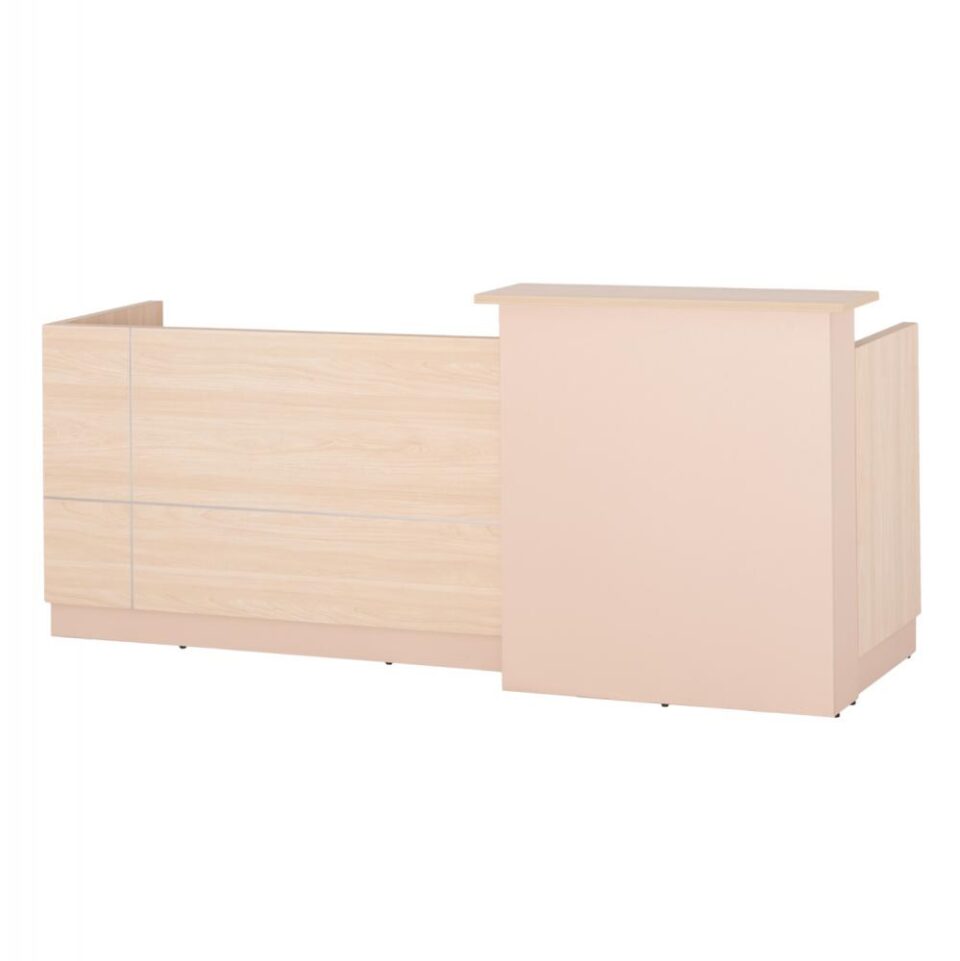 ΓΡΑΦΕΙΟ ΥΠΟΔΟΧΗΣ ΜΕΛΑΜΙΝΗ ΣΕ SONAMA-ΜΠΕΖ 240x80x106Υεκ.