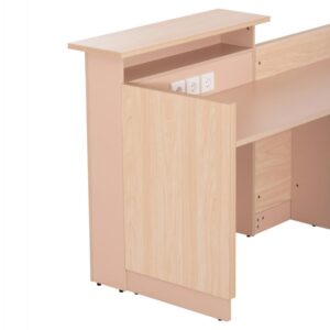 ΓΡΑΦΕΙΟ ΥΠΟΔΟΧΗΣ ΜΕΛΑΜΙΝΗ ΣΕ SONAMA-ΜΠΕΖ 240x80x106Υεκ.