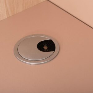ΓΡΑΦΕΙΟ ΥΠΟΔΟΧΗΣ ΜΕΛΑΜΙΝΗ ΣΕ SONAMA-ΜΠΕΖ 240x80x106Υεκ.