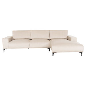ΚΑΝΑΠΕΣ ΓΩΝΙΑ (ΔΕΞΙΑ) NOA ΕΚΡΟΥ ΥΦΑΣΜΑ 288x90-157x67-80Υεκ.