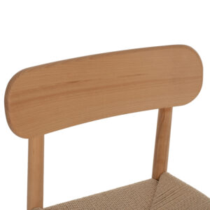 ΚΑΡΕΚΛΑ ΤΡΑΠΕΖΑΡΙΑΣ ΞΥΛΟ ΟΞΙΑΣ- ΣΧΟΙΝΙ ΦΥΣΙΚΟ 46,5x41x80Υεκ.