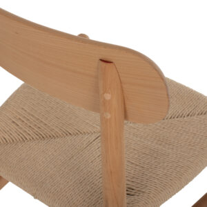 ΚΑΡΕΚΛΑ ΤΡΑΠΕΖΑΡΙΑΣ ΞΥΛΟ ΟΞΙΑΣ- ΣΧΟΙΝΙ ΦΥΣΙΚΟ 46,5x41x80Υεκ.