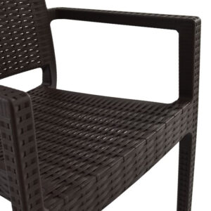 ΚΑΡΕΚΛΑ ΜΕ ΜΠΡΑΤΣΑ DARK 57x55,5x89 εκ.