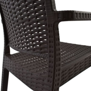 ΚΑΡΕΚΛΑ ΜΕ ΜΠΡΑΤΣΑ DARK 57x55,5x89 εκ.