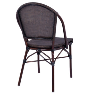 ΚΑΡΕΚΛΑ ΜΕΤΑΛΛΙΚΗ BAMBOO ΚΑΦΕ 54x62x89 εκ.