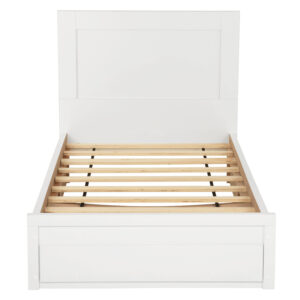 ΚΡΕΒΑΤΙ MELANY ΜΕ 1 ΣΥΡΤΑΡΙ ΛΕΥΚΟ ΓΙΑ ΣΤΡΩΜΑ 90Χ190 εκ.