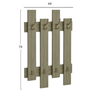 ΚΡΕΜΑΣΤΡΑ ΕΙΣΟΔΟΥ ΜΕΛΑΜΙΝΗ ΣΕ OLIVE GREEN 64x4x79Υεκ.