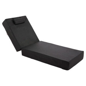 ΜΑΞΙΛΑΡΙ ΞΑΠΛΩΣΤΡΑΣ TEXTILENE ΜΑΥΡΟ 200(120+80)x70x20Yεκ.