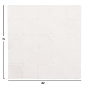 ΠΙΝΑΚΑΣ ΤΕΤΡΑΓΩΝΟΣ MDF ΣΕ ΥΠΟΛΕΥΚΟ ΧΡΩΜΑ 80x4,5(πάχος)x80Υεκ.