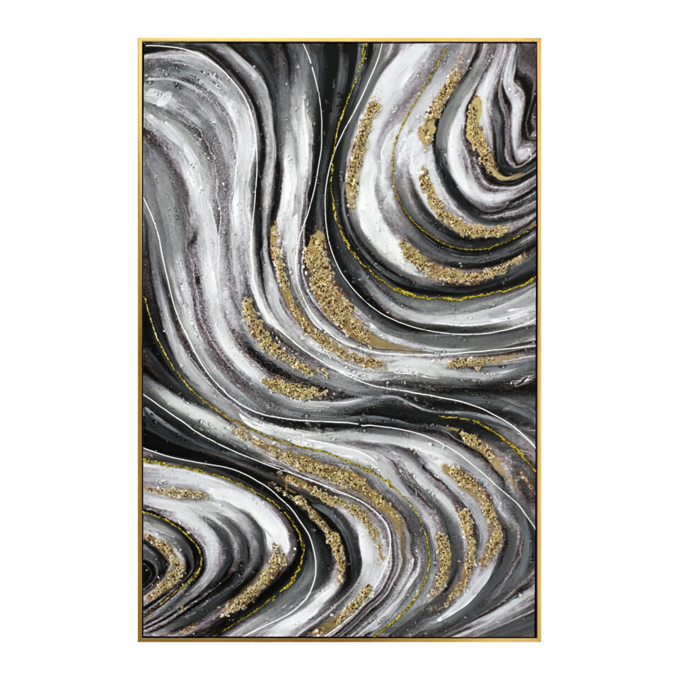 ΠΙΝΑΚΑΣ TOIXOY ΜΕ ΚΟΡΝΙΖΑ ΜΠΕΖ-ΚΑΜΒΑΣ ΕΚΤΥΠΩΣΗ ABSTRACT 62x4,5x92Υεκ.