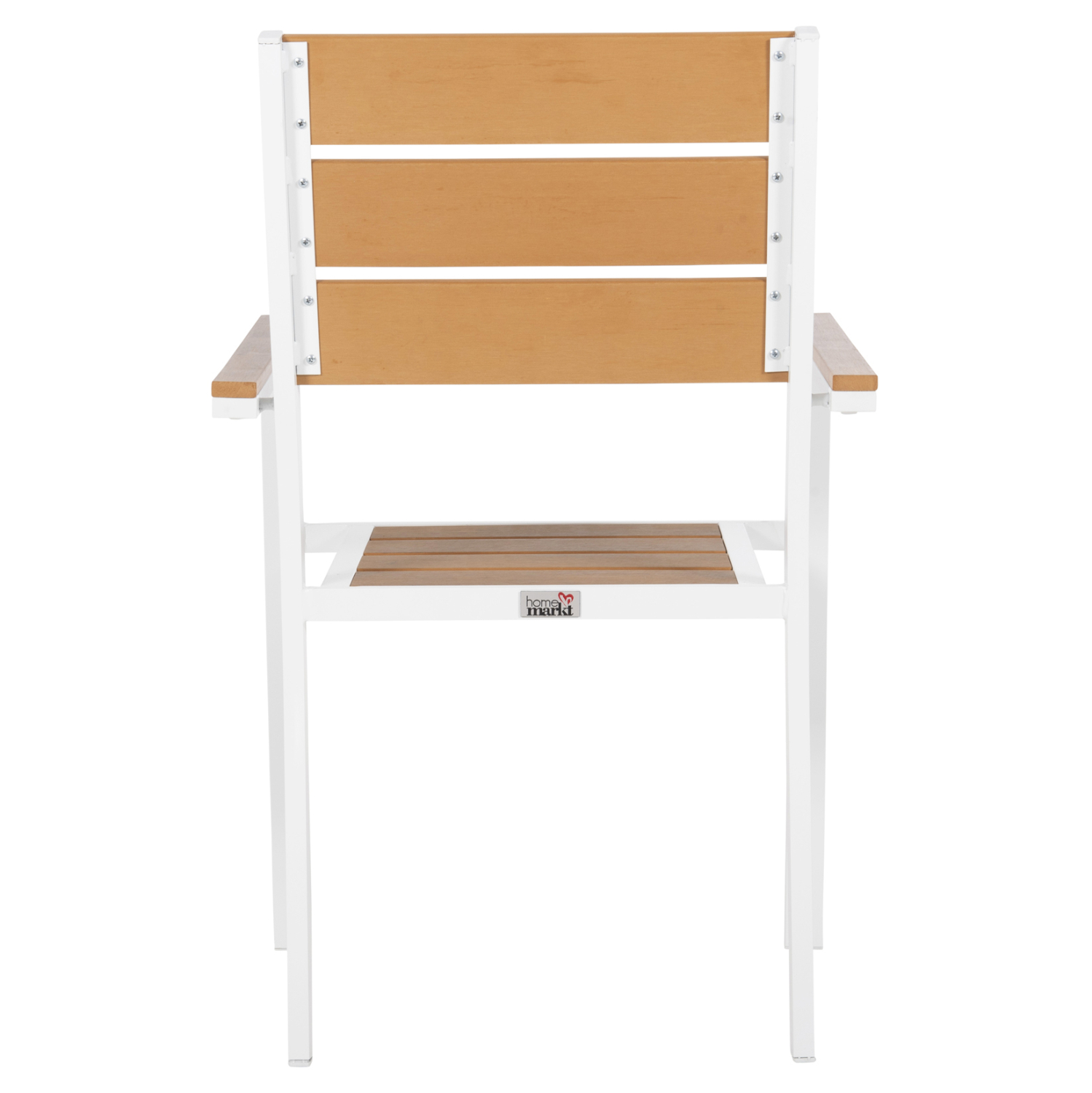 ΠΟΛΥΘΡΟΝΑ ΑΛΟΥΜΙΝΙΟΥ ΛΕΥΚΗ-POLYWOOD ΣΕ ΦΥΣΙΚΟ 55x55x86Υεκ.