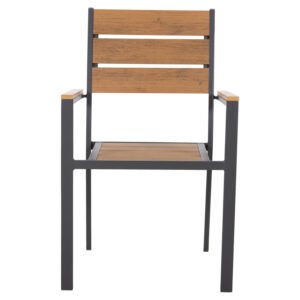 ΠΟΛΥΘΡΟΝΑ ΑΛΟΥΜΙΝΙΟΥ ΑΝΘΡΑΚΙ-POLYWOOD ΣΕ ΦΥΣΙΚΟ 55x55x86Υεκ.