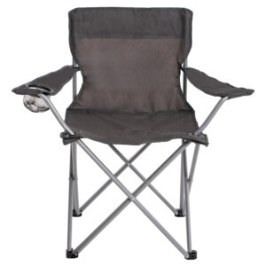 ΠΟΛΥΘΡΟΝΑ ΠΤΥΣΣΟΜΕΝΗ CAMPING ΜΕ ΘΕΣΗ ΓΙΑ ΠΟΤΗΡΙ ΓΚΡΙ 77x48x81εκ