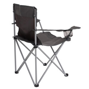 ΠΟΛΥΘΡΟΝΑ ΠΤΥΣΣΟΜΕΝΗ CAMPING ΜΕ ΘΕΣΗ ΓΙΑ ΠΟΤΗΡΙ ΓΚΡΙ 77x48x81εκ