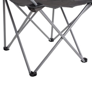 ΠΟΛΥΘΡΟΝΑ ΠΤΥΣΣΟΜΕΝΗ CAMPING ΜΕ ΘΕΣΗ ΓΙΑ ΠΟΤΗΡΙ ΓΚΡΙ 77x48x81εκ