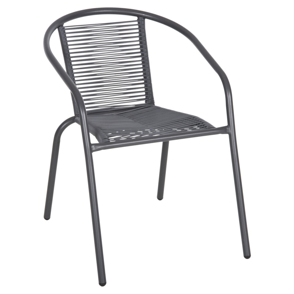 ΠΟΛΥΘΡΟΝΑ ΜΕΤΑΛΛΟ ΓΚΡΙ-ΣΥΝΘ. RATTAN ΓΚΡΙ 54x61x75Υεκ.