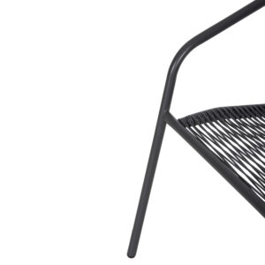 ΠΟΛΥΘΡΟΝΑ ΜΕΤΑΛΛΟ ΓΚΡΙ-ΣΥΝΘ. RATTAN ΓΚΡΙ 54x61x75Υεκ.