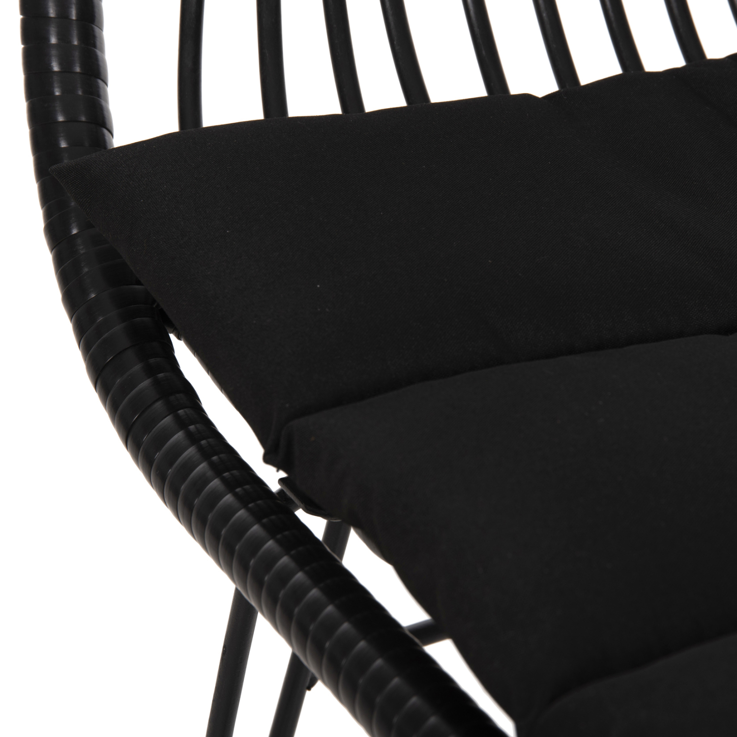 ΠΟΛΥΘΡΟΝΑ ΜΕ ΜΑΞΙΛΑΡΙ ΜΕΤΑΛΛΙΚΗ ΜΕ WICKER ΜΑΥΡΟ 58x59x82Υεκ.