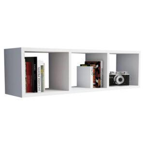 ΡΑΦΙΕΡΑ ΤΟΙΧΟΥ ΜΕΛΑΜΙΝΗΣ ΛΕΥΚΗ 90x22x25,6Υ εκ.