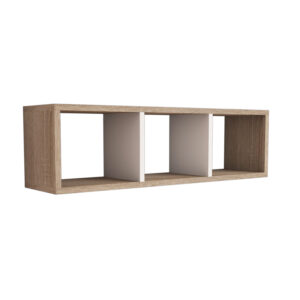 ΡΑΦΙΕΡΑ ΤΟΙΧΟΥ ΜΕΛΑΜΙΝΗΣ SONAMA & ΛΕΥΚΟ 90x22x25,6Υ εκ.
