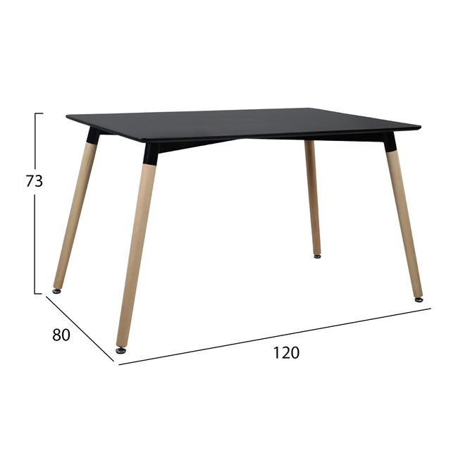 ΣΕΤ ΤΡΑΠΕΖΑΡΙΑΣ 5ΤΜΧ ΜΕ ΤΡΑΠΕΖΙ ΚΑΙ 4 ΚΑΡΕΚΛΕΣ 120x80x73 cm