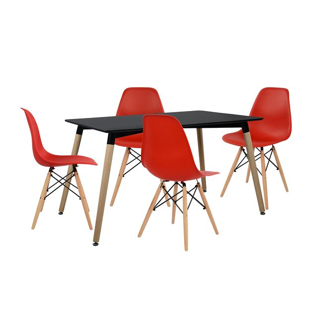 ΣΕΤ ΤΡΑΠΕΖΑΡΙΑΣ 5ΤΜΧ ΜΕ ΤΡΑΠΕΖΙ ΚΑΙ 4 ΚΑΡΕΚΛΕΣ 120x80x73 cm