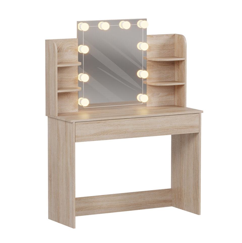ΤΟΥΑΛΕΤΑ ΜΕ ΦΩΤΙΣΜΟ LED-ΡΑΦΙΑ-ΣΥΡΤΑΡΙΑ SONAMA 101.8x40x139.5Υεκ