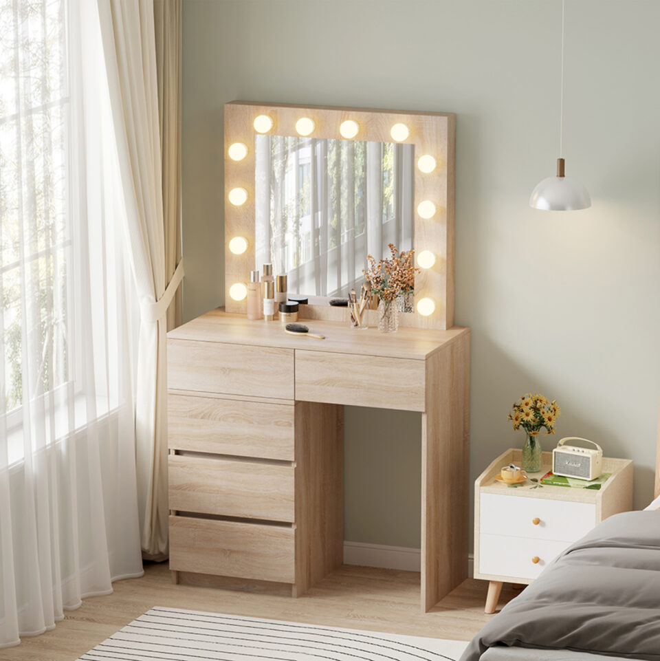 ΤΟΥΑΛΕΤΑ ΜΕ ΦΩΤΙΣΜΟ LED & ΣΥΡΤΑΡΙΑ ΜΕΛΑΜΙΝΗ ΣΕ SONAMA 80x40x140Υεκ.
