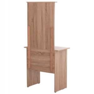 ΤΟΥΑΛΕΤΑ ΜΕ ΚΑΘΡΕΠΤΗ & ΣΚΑΜΠΟ ΜΕΛΑΜΙΝΗ SONAMA OAK 74x39x155Υεκ.